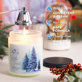Winter Forest Candle | Pine & Cedarwood Scented Soy Candles - Aromatherapy Candles for Home, Holiday Candle Gift for Women & Men, Winter Christmas Home Décor