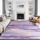 Washable 6x9 Area Rugs for Living Room: Large Modern Abstract Rugs