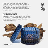 Hidden Label Oud Bloom Candle, 7.4oz Crackling Wood Wick, 55H Aromatherapy