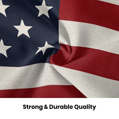 BETGINY 4th of July Pillow Covers 18x18 Set of 2, American Flag Patriotic Decorations Throw Pillow Covers Linen Farmhouse Independence Day Cushion Case for Couch Sofa Summer Home Outdoor Decor