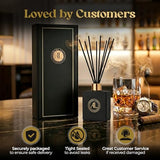 Black Reed Diffusers for Home | Premium Fragrance Diffuser | Reed Diffuser Sticks in Oil Set with Cashmere Vanilla Scent | Smell Good Stuff | Long-Lasting Oil for Bathroom & Office (5 oz)
