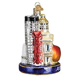 Old World Christmas Atlanta Cityscape Glass Blown Ornament for Christmas Tree, Handcrafted Holiday Decoration, Landmark Collection