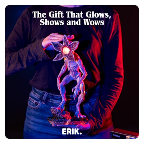 Grupo Erik Stranger Things Demogorgon Figure Lamp - Red LED Light - USB & Battery Powered - Official Netflix Merchandise