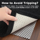 KOZYFLY Washable Runner Rug 2x6 Ft Runners for Hallways Non Slip Kitchen Runner Rugs Braided Cotton Entryway Runner Indoor, Carpet Runners for Hallway Kitchen Entryway Bedroom, Black