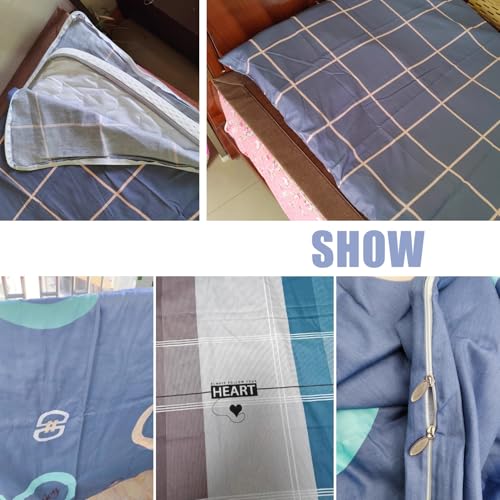K,80x190cm,LDLCYCN 100% Cotton Futon Mattress Cover with Zipper for Full/Queen Size Full Wrap Japanese Floor Mattress Futon Cover Dustproof Cover for Bedroom RV Mattress Futon Slipcover