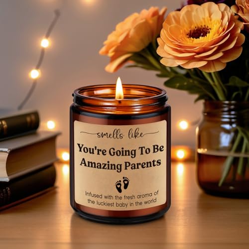 GSPY Candles, New Parents Gifts for Couples, Mom to be, New Dad - First Fathers Day, Baby Shower, Pregnancy, Congratulations Baby, Gender Reveal Gifts for Parents to be, First Time Dad, Expecting Mom