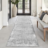 Washable Runner Rug 2x6, Runners for Hallways, Grey Kitchen Rug