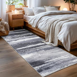 2x6 Runner Rug for Hallway Kitchen: Modern Abstract Throw Rugs