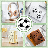 SITAKE 43 Pcs Soccer Stickers, Kids Soccer Ball Stickers Decals for Kids Room, Football Wall Decal Sticker Vinyl Art DIY Sticker for Boys Bedroom Playroom Living Room Window Door Decoration