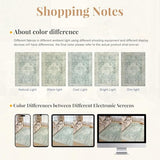 LIVEBOX Washable 2x6 Runner Rug for Bathroom, Non Slip Kitchen Mats for Floor Entryway, Boho Indoor Front Door Mat Low-Pile Runners for Hallways, Farmhouse Rugs for Laundry, Sage Green