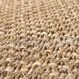Luul Home Easy Jute Rugs 8x10 Natural Color Living Room Indoor Outdoor Area Rug for Patio Farmhouse and Kitchen Rug High Traffic Easy to Clean Washable Solid Boho Woven Design Outside Carpet (8 x 10)