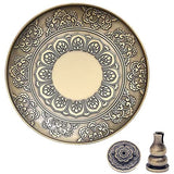 Brass Plate Incense Holder Set- 3 in 1 Incense Burner - for Smudging Bowl, Offering Bowl, Incense Burner Holder, Ash Catcher,Jewelry Dish