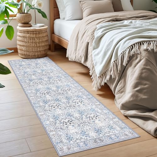 2x6 Washable Runner Rug, Non Slip Soft Area Rug for Hallway Kitchen