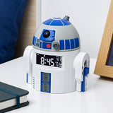 Paladone R2D2 Alarm Clock - Perfect Decor for Star Wars Fans - USB Cable Included - 13 cm (5") Tall