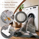 2x6 Washable Runner Rug for Hallway&Kitchen(2x6,Chocolate)