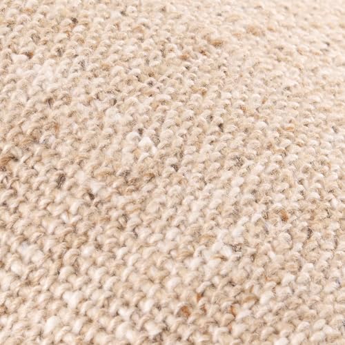 Livabliss x Galey Alix Westport Modern Indoor/Outdoor Accent Pillow, Poly Insert, 20" L x 20" W, Khaki