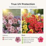 Auihiay 14 Bundles Outdoor Flowers UV Resistant, Real UV Resistant, Artificial Flowers for Outdoor, Faux Plants for Spring Summer Decoration, Porch Patio Yard Garden Window Box Pot Planters