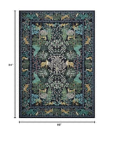 GarveeHome Forest Rugs 5x7 Area Rugs for Living Room Washable 5x7 Rugs