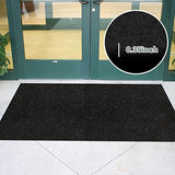 Custom Size Runner Rug 2 ft x 6 ft, 2-82ft Carpet Runners Hallway Entryway Kitchen Garage Laundry Room Area Rugs with Non-Slip Rubber Backing, Black