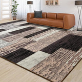 Large Area Rugs, Modern Geometric Patchwork Floor Decor Rockwood Collection