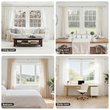Silver Curtain Rods for Windows 48 to 84 Inch, 1 Inch Adjustable Decorative Window Treatment Rods with Aluminium Twisted Cage Finials, Heavy Duty Metal Farmhouse Drapery Pole, Easy Install