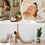 4 in 1 Incense Burner Holder,Sage Holder for Burning,Palo Santo Holder,Candle Holder,Ceramic Incense Burner Ash Catcher Tray for Meditation Yoga Room