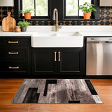 2x3 Washable Entryway Rug,Non-Slip Indoor Door Mat(2x3,Chocolate)