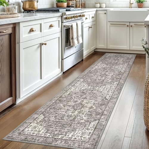 2x8 Washable Runner Rug, Non Slip Soft Area Rug for Hallway Kitchen