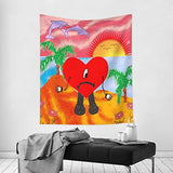 GENKO Tapestry Room Bedroom Hang picture Decoration Latin Music Banner 60"x51"