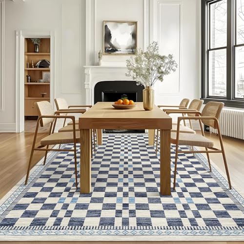 GarveeHome 5x7 Area Rug for Baby Room Non-Slip Low Pile Stain-Resistant