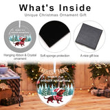 Christmas Ornaments 2025 - Dachshund Christmas Decorations Weiner Dog Decor Dachshund Gifts for Women Glass Christmas Dachshund Ornament with Box