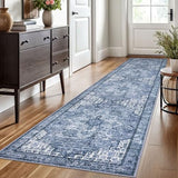 2.6x10 Washable Runner Rug, Non Slip Area Rug for Hallway Kitchen