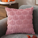 DFXSZ Fall Pillow Covers 20x20 2Pcs Pink Pumpkin Fall Decorations for Home