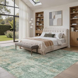 5x7 Area Rug for Living Room Washable Abstract Indoor Carpet