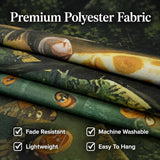 Apdidl Forest Tapestry | Nature Green Wall Decor for Bedroom, Extra Large Tree of Life Tapestries, Fairy Landscape Living Room Decor, Fantasy Mystical Magical Backdrop Wall Hanging for Dorm (51"X60")