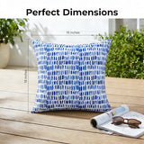JMGBird Outside Pillows 18x18 Outdoor Throw Pillow Waterproof Outdoor Pillow