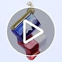 Old World Christmas Ornaments: Texas State Flag Glass Blown Ornaments for Christmas Tree (36045) 2 1/2" X 3