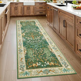GarveeHome Forest 2x6 Rug Kitchen Runner Rug Non Slip Washable Jungle