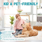 Beach Pattern 2x6ft Runner Rug Non Slip Washable Kitchen Runner Rug with Rubber Backing，Low-Pile Soft Washable Runner Rugs for Hallway Entryway Kitchen Bedroom Living Room Bathroom