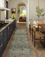 Washable Kitchen Rug Runners for Hallways: 2'x6' Entryway Rug with Non Slip Backing Low Pile Soft Indoor Floor Carpet Runner for Hallways Kitchen Laundry Room Bathroom Bedroom