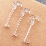Valance Clips 6pcs 3-1/4'' Window Blinds Hidden Clip Clear Plastic for Horizontal Blinds Valance Retainer Holder