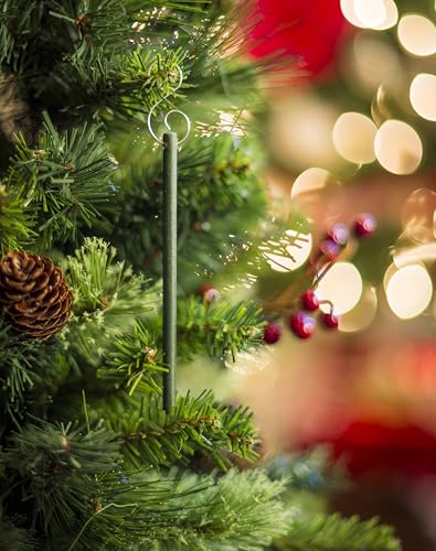 Scentsicles White Winter Fir Scented Christmas Ornaments with Hooks | 2 Bottles (12 Sticks Total)