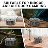 Mosquito Coil Holder, Portable Mosquito Coil Burner, Suitable for Indoor and Outdoor Camping (Bronze)
