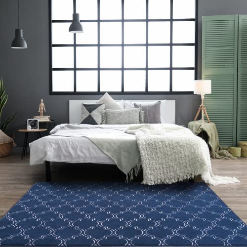 5x7 Shag Geometric Modern Area Rug for Bedroom Living Room