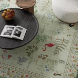10x14 Area Rugs for Living Room: Washable Rug Stain Resistant Non Slip Low Pile Faux Wool Ultra Soft Lightweight Large Rugs for Bedroom Dining Room Under Table Rug Nursery Farmhouse Home Office