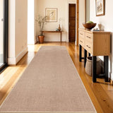 3x10 Runner Rug Hallways Washable: Non Slip Kitchen Extra Long Jute Runners