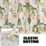 Cactus Print Easy-Going Futon Cover, Dual Couch Cover, Stretch Armless Sofa Cover, Leakproof Furniture Protector for Kids, Pets, Dog and Cat