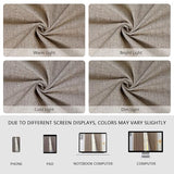 100% Blackout Curtains 2 Panels Set, Beige Curtains for Living Room, Black Out Thermal Insulated Grommet Drapes Bedroom Luxury Decor Privacy(52W × 84L inch, Beige)