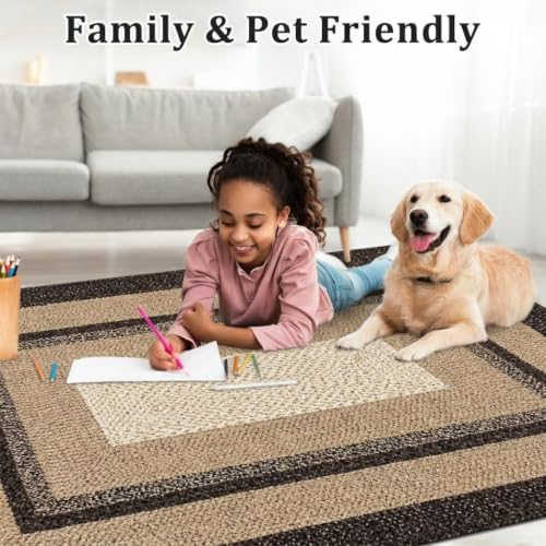 RUGSREAL 3x8 Hallway Runner Rug Washable Boho Kitchen Living Room Runners