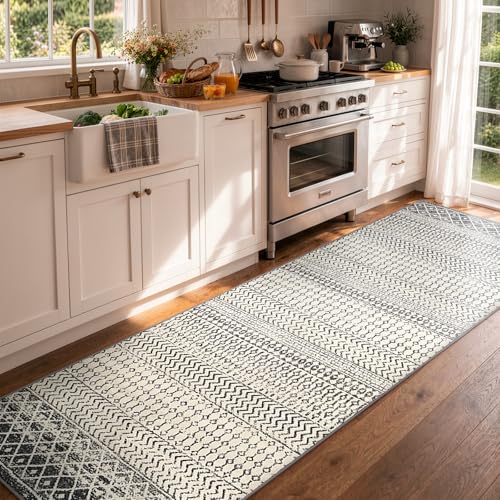 Floor Runners for Hallway Non Skid 8 Feet, Washable Kitchen Runner